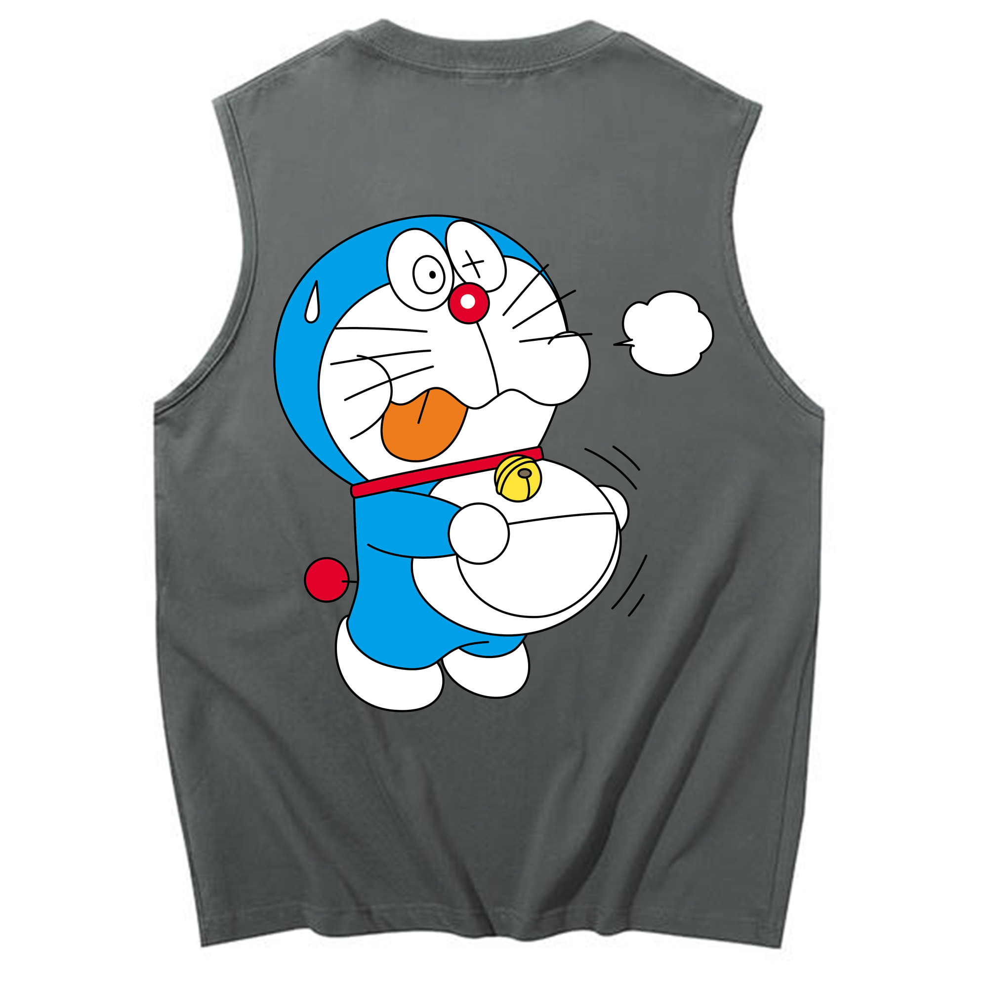 （画像用） ドラえもん Doraemon コットン100％タンクトップ（背面プリント）